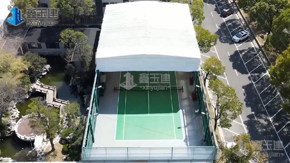 太仓网球场电动伸缩顶棚